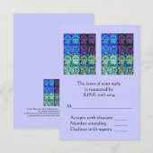 朝のサービスまたは夕べの出来事の「応答」カード 出欠カード (正面/裏面)