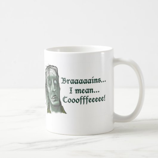 朝のゾンビのマグ1.0 コーヒーマグカップ (右)