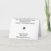 朝のダトゥラ カード (裏面)