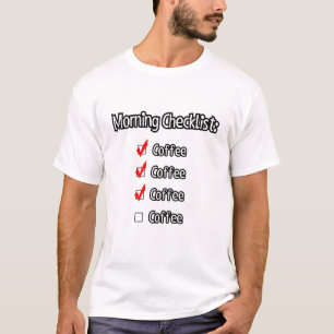 朝のチェックリスト… Tシャツ