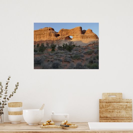 朝のトンネルアーチ ポスター (キッチン)