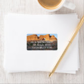 朝のトンネルアーチ ラベル (インサイチュ)