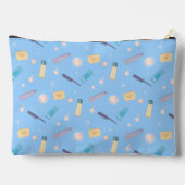 朝のバスルーム儀式トイレタリーコラージュ アクセサリーポーチ (裏面)