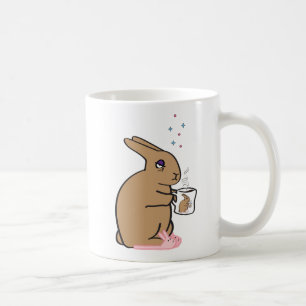 朝のバニー コーヒーマグカップ