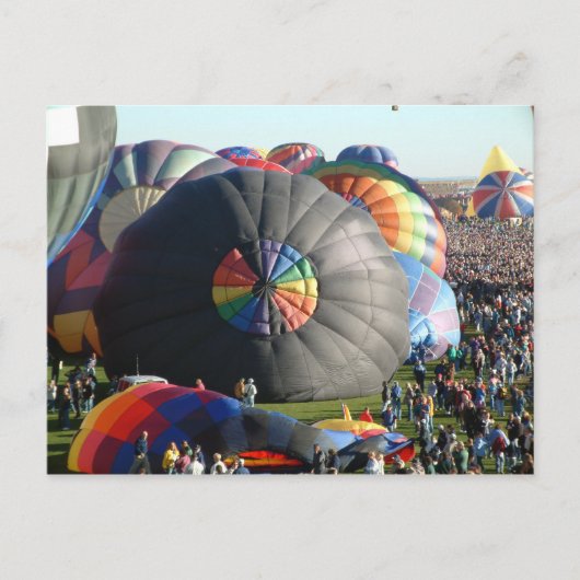 朝のバルーンアルバカーキ ポストカード (正面)