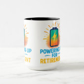 朝のパワーアップと未来！ マグカップ (中央)
