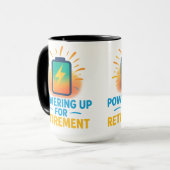 朝のパワーアップと未来！ マグカップ (正面左)