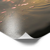 朝のピンクの蓮の光の写真の拡大 フォトプリント            (角)