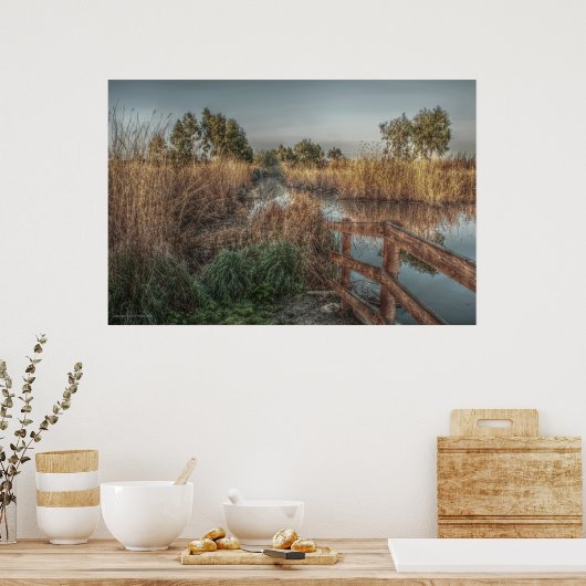 朝のプリント ポスター (キッチン)