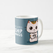 朝のマグとの複雑な人間関係 コーヒーマグカップ (正面右)