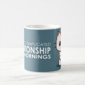 朝のマグとの複雑な人間関係 コーヒーマグカップ (中央)