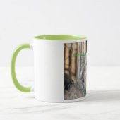 朝のマグをしないで下さい マグカップ (左)