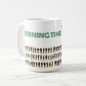 朝のマグを起こす コーヒーマグカップ (正面左)