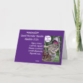 朝のムース カード (裏面)