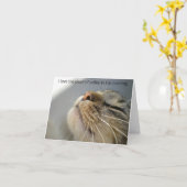 朝のメッセージカードのコーヒーの臭いを愛して下さい カード (黄色い花)