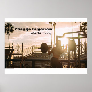 朝のモチベーション ポスター