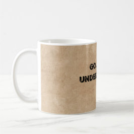 朝のモチベーション：私を過小評価 コーヒーマグカップ