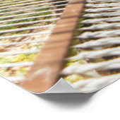 朝のヤシの木 ポスター (角)