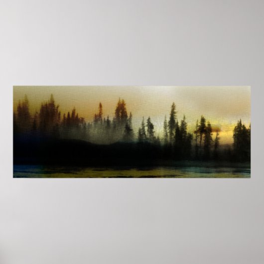 朝のライト – 警告ベイ ポスター (正面)