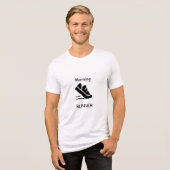 朝のランナー トライブレンドＴシャツ (正面全面)