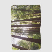 朝のレッドウッズまで ゴルフタオル (正面)