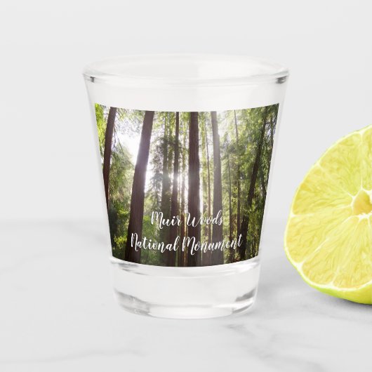朝のレッドウッズまで ショットグラス (正面)