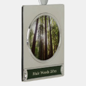 朝のレッドウッズまで シルバープレートバナーオーナメント (右)