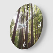 朝のレッドウッズまで ラージ壁時計 (傾斜)