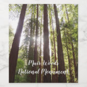 朝のレッドウッズまで ワインラベル (シングルラベル)