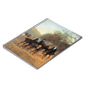 朝の乗車、腐った列、ハイドパーク1894年(油 ノートブック (左側)