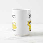 「朝の人が嫌い」ジェリー猫マグカップ コーヒーマグカップ (中央)