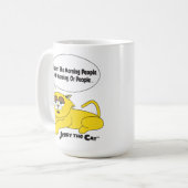 「朝の人が嫌い」ジェリー猫マグカップ コーヒーマグカップ (正面左)