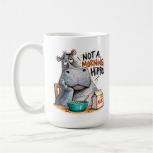🦛 朝の人じゃないカバ クラシックマグ ☕😴