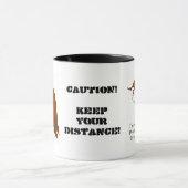 朝の人ではないコーヒーマグ マグカップ (中央)