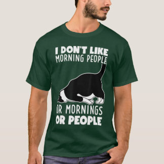 朝の人とか朝とかそういうの苦手な人向けデザインF Tシャツ
