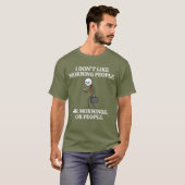 朝の人とか朝とか人とか嫌い  Tシャツ (正面フル)