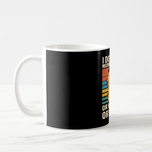 朝の人とか朝とか人も好きじゃない コーヒーマグカップ (左)