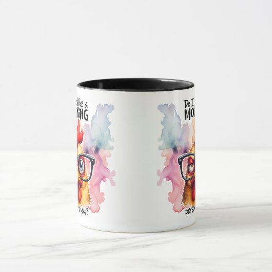 朝の人に見える マグカップ (中央)