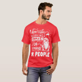 朝の人も朝の人も嫌いです- Tシャツ (正面フル)