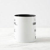 朝の人や朝や人を好きではない マグカップ (中央)