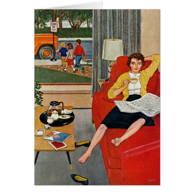 朝の休憩 (正面)