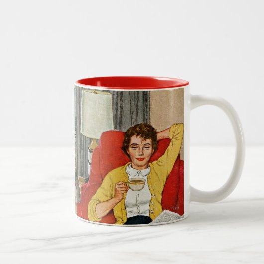 朝の休憩 ツートーンマグカップ (右)