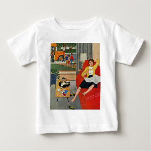 朝の休憩 ベビーTシャツ