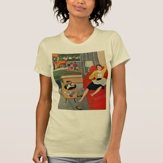 朝の休憩 Tシャツ (正面)