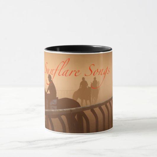 朝の会話 – Sunflare Coffee Mug マグカップ (中央)