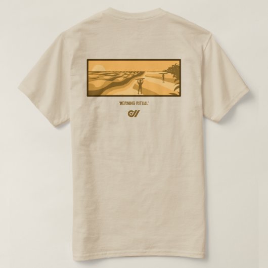 朝の儀式 Tシャツ (デザイン裏面)