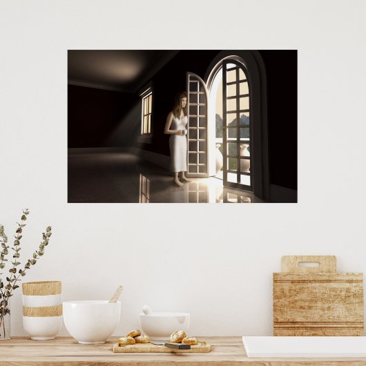 朝の光で ポスター (キッチン)