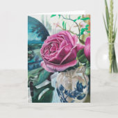 朝の光に包まれた甘い思い出 - ありがとう サンキューカード (正面)