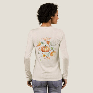 朝の光に照らされたカボチャ トライブレンドTシャツ
