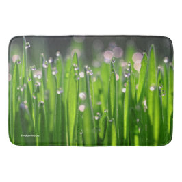 朝の光の中のビーデウィートグラス バスマット